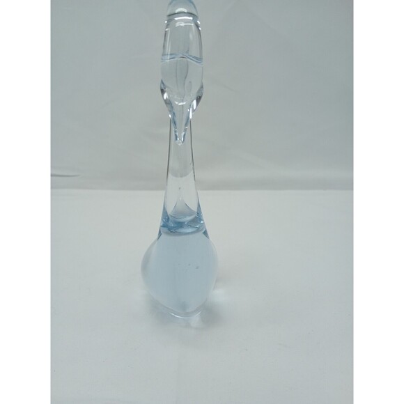 Art Glass Swan Pale Blue Hand Blown Murano Style MCM Mid Century SOMMERSO - Picture 3 of 12